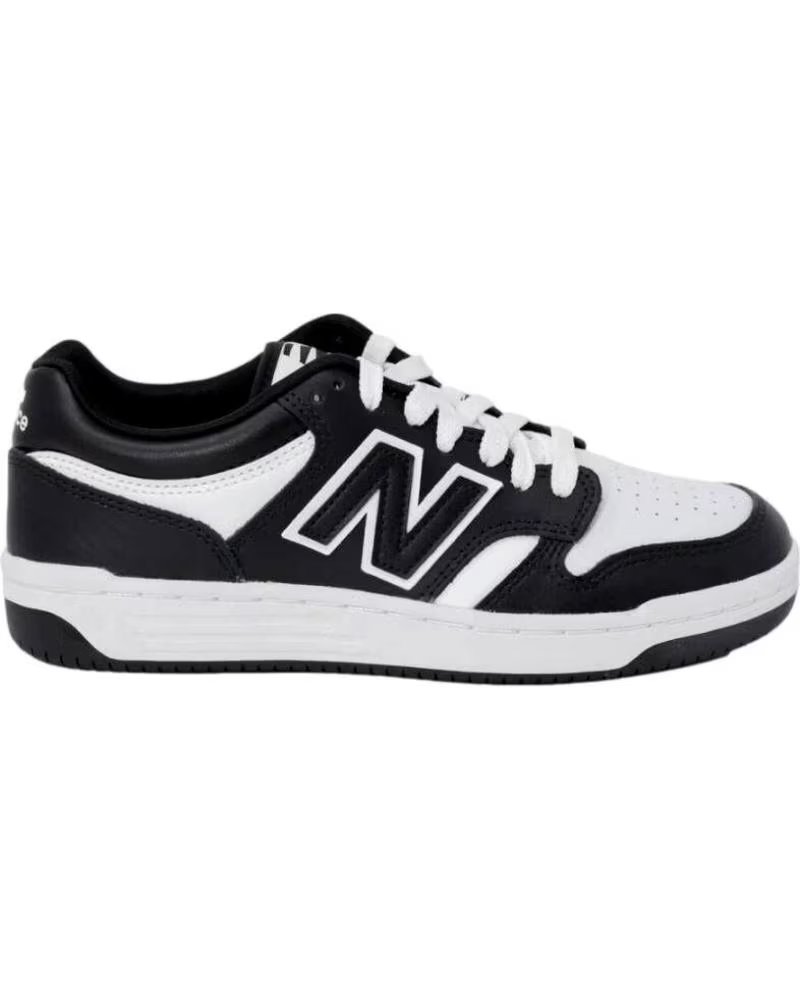 Deportivas de Niña y Niño New Balance Zapatillas 480 GSB480BW Negro