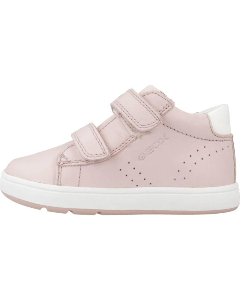 ZAPATILLAS GEOX B BIGLIA GIRL B044CC PARA NIÑA, CIERRE VELCRO, ROSA ROSA