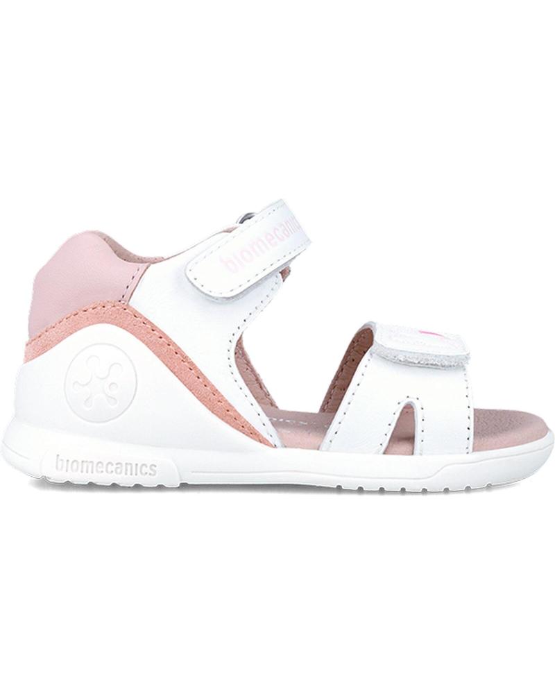 Sandalias de Niña BIOMECANICS SANDALIA PRIMEROS PASOS CORAZONES 242140 BLANCO