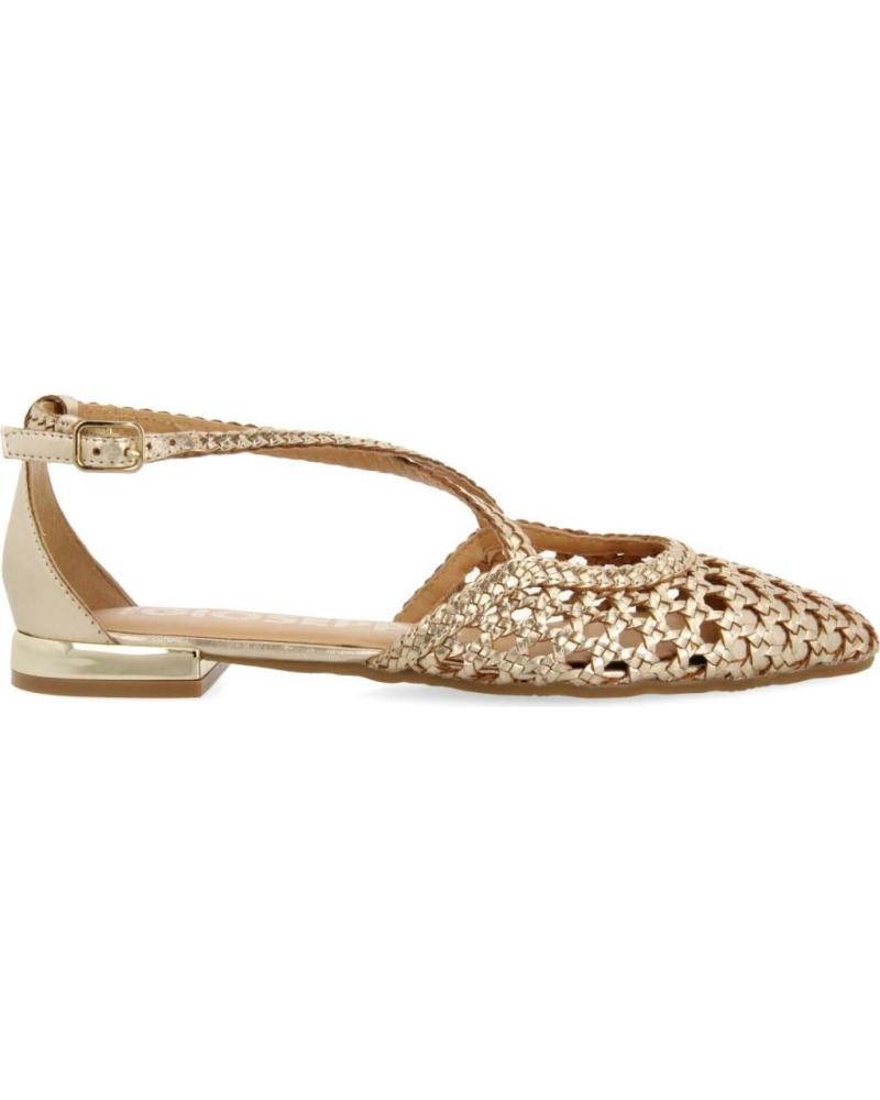 BAILARINA GIOSEPPO LESKOVICH MUJER DORADA TIRANTAS CRUZADAS ORO