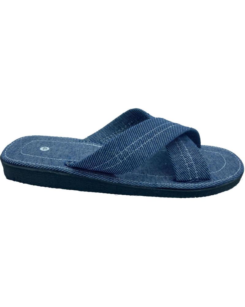 Calzado de casa de Hombre CALZADOMANIA CHANCLAS TIRA CRUZADA VAQUERO