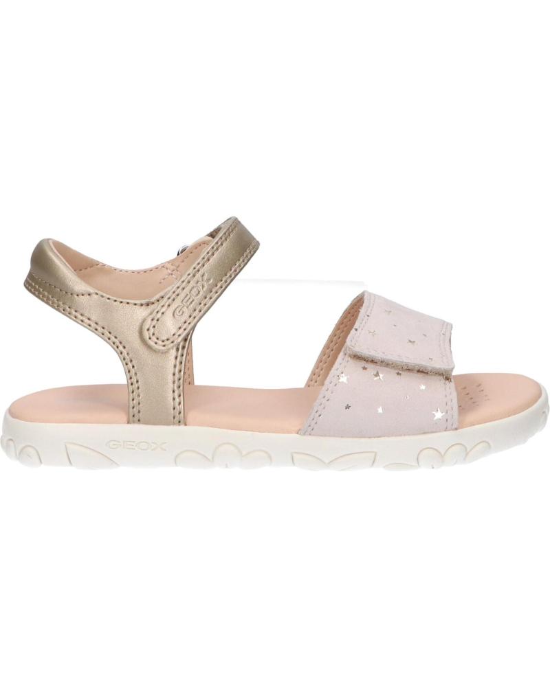 Sandalias de Niña GEOX J028ZA 007NF J SANDAL HAITI C0208 PLATINIUM-BEIGE