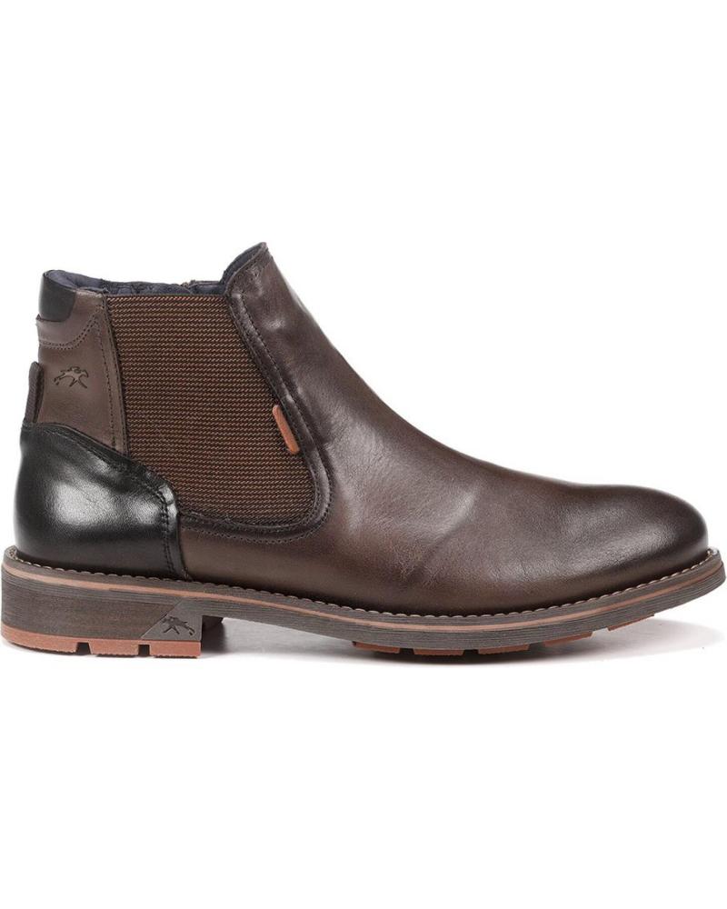 FLUCHOS F1343 - BOTÍN CHELSEA DE PIEL MARRÓN MARRóN