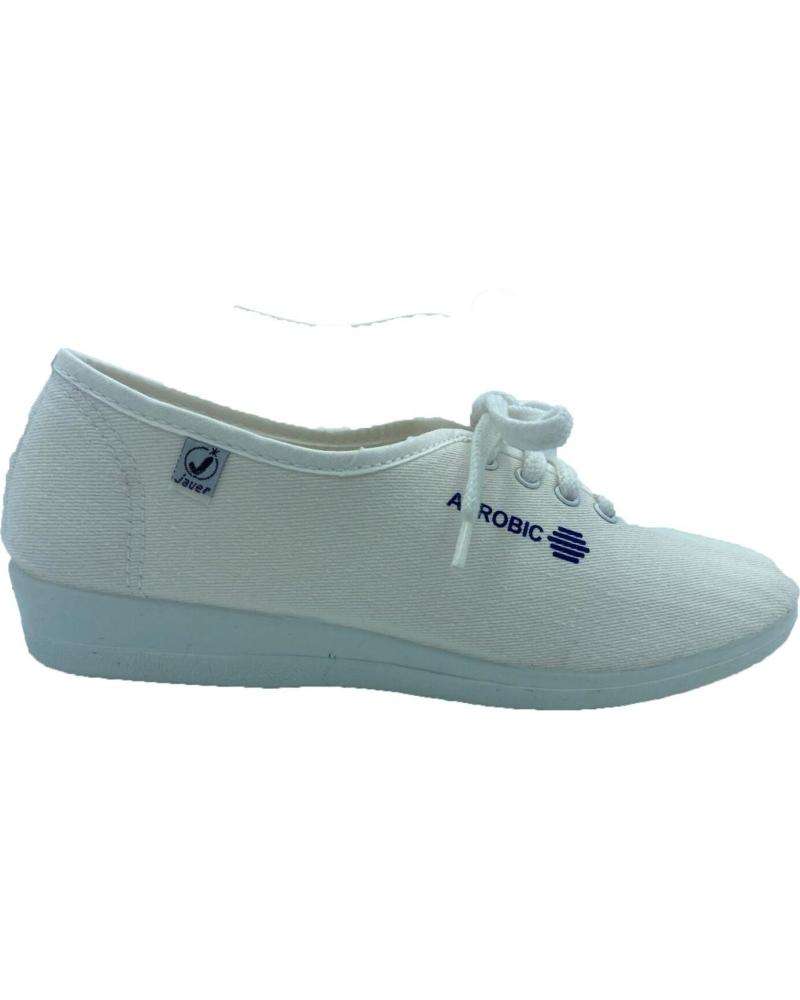 Zapatillas deporte de Mujer JAVER ZAPATILLA TELA AEROBIC BLANCO