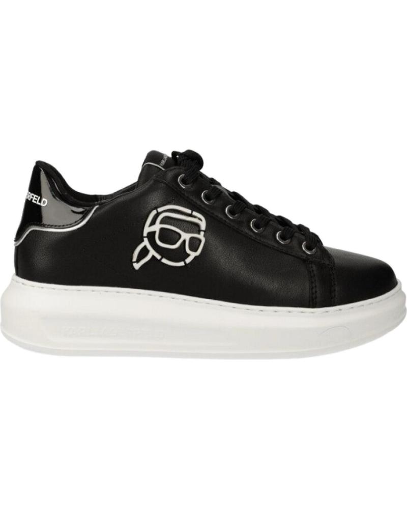 Zapatillas deporte de Mujer KARL LAGERFELD KAPRI NFT OUTLINE KL62578 NEGRO