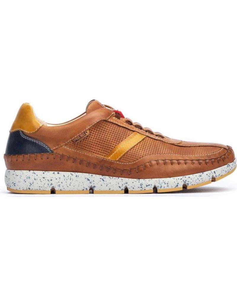 Zapatillas deporte de Hombre PIKOLINOS ZAPATO EXTRALIGHT CUERO CASUAL BRANDY