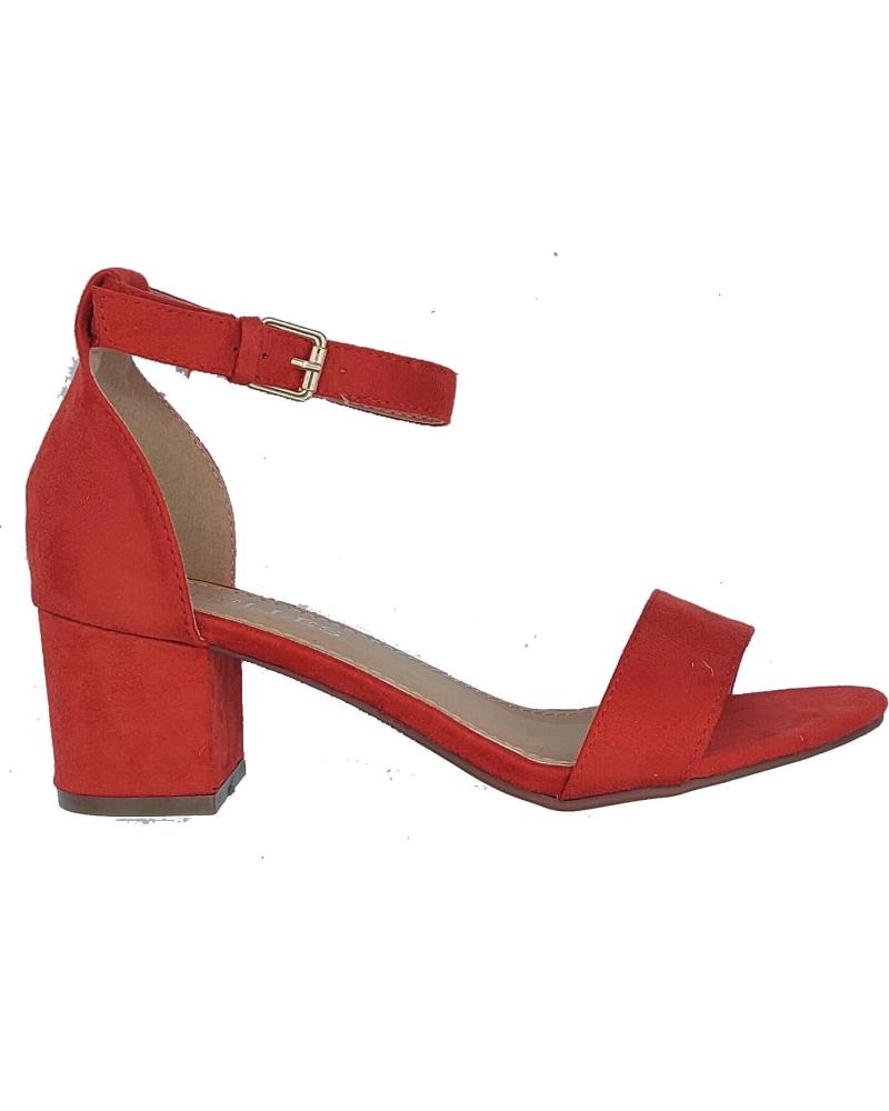 Sandalias de Mujer CALZADOMANIA SANDALIA VESTIR TACON ROJO