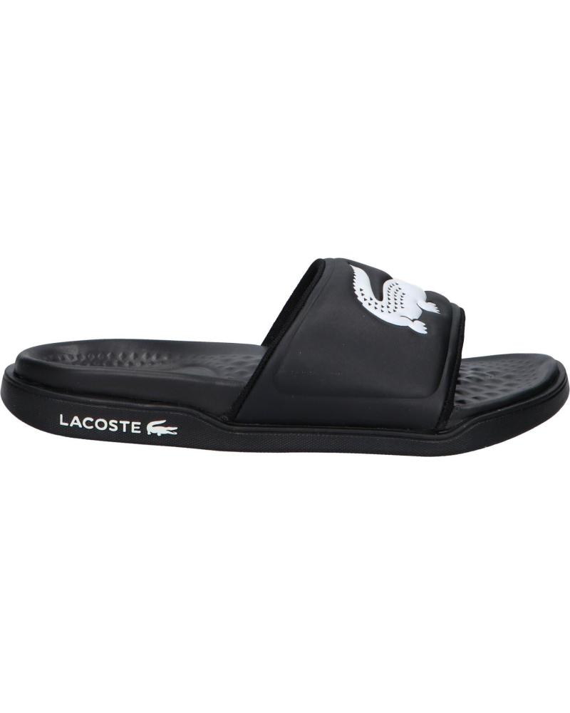 Chanclas de Mujer y Niña y Niño LACOSTE 43CFA1001 SERVE DUAL 312 BLK-WHT