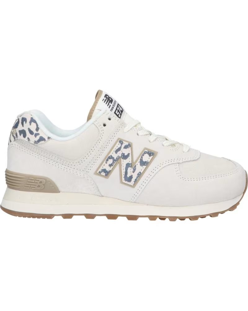 New balance Zapatillas deportivas bajas  beige oscuro / negro / blanco – imagen 4