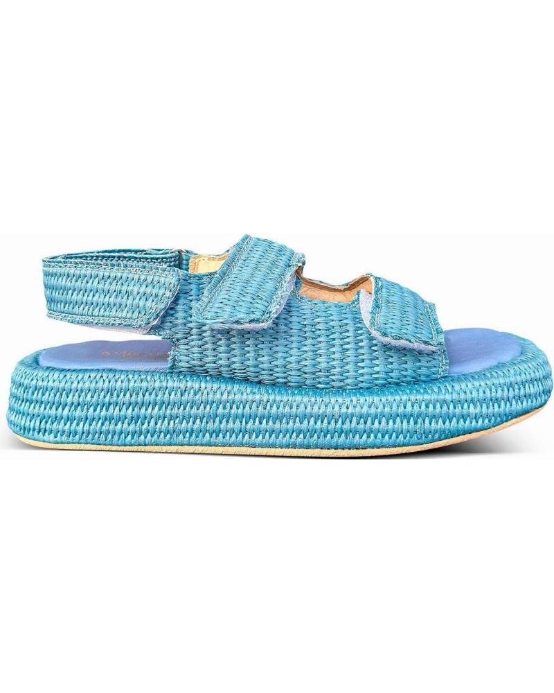 Sandalias de Mujer FEDERICA LANCIONI MUJER SANDALIAS RAFIA 907--70 TUFFATA AZUL