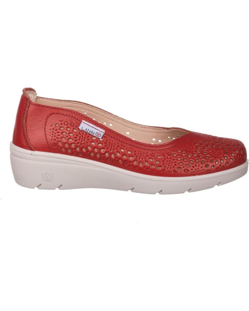 Sapatos de Mulher LAURA AZAÑA ZAPATOS DE SPORT LAURA AZANA 26813 MUJER ROJO