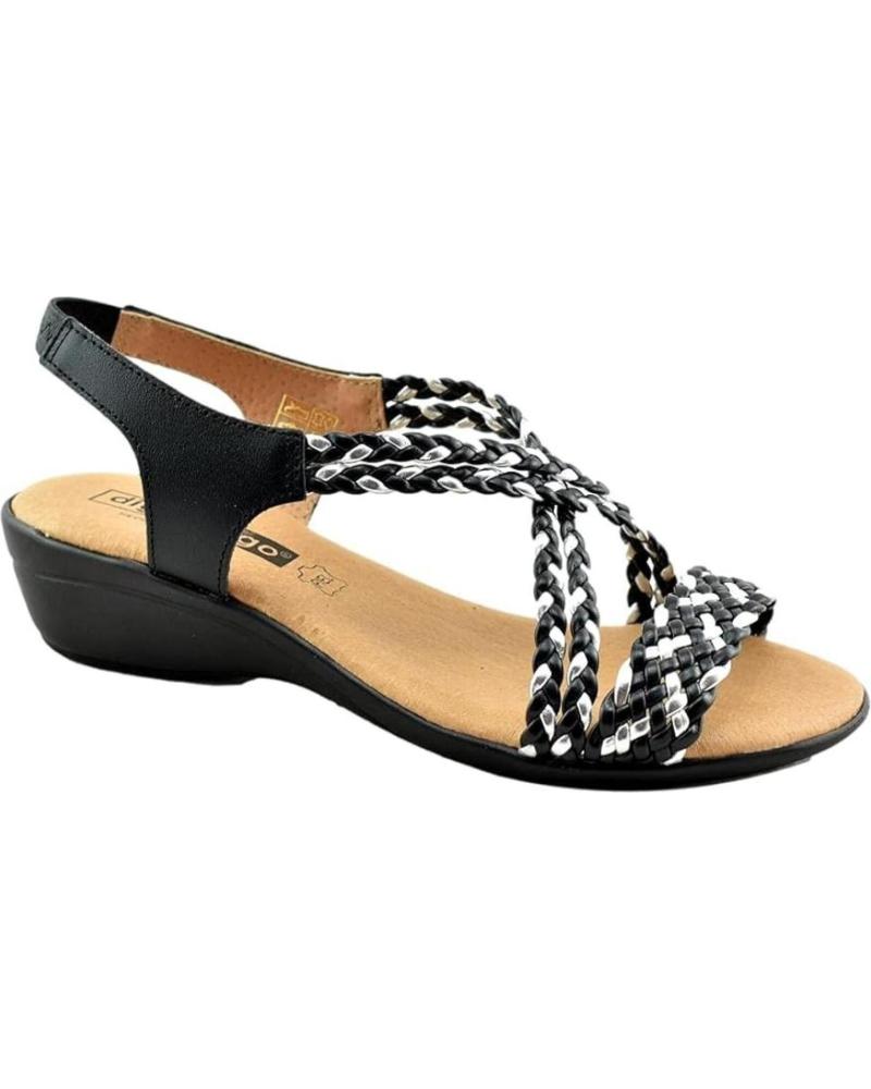 Sandalias de Mujer CALZADOMANIA SANDALIA TRENZADA NEGRO