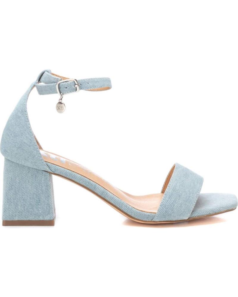 SANDALIAS DE TACÓN XTI 142661 AZUL JEANS AZUL