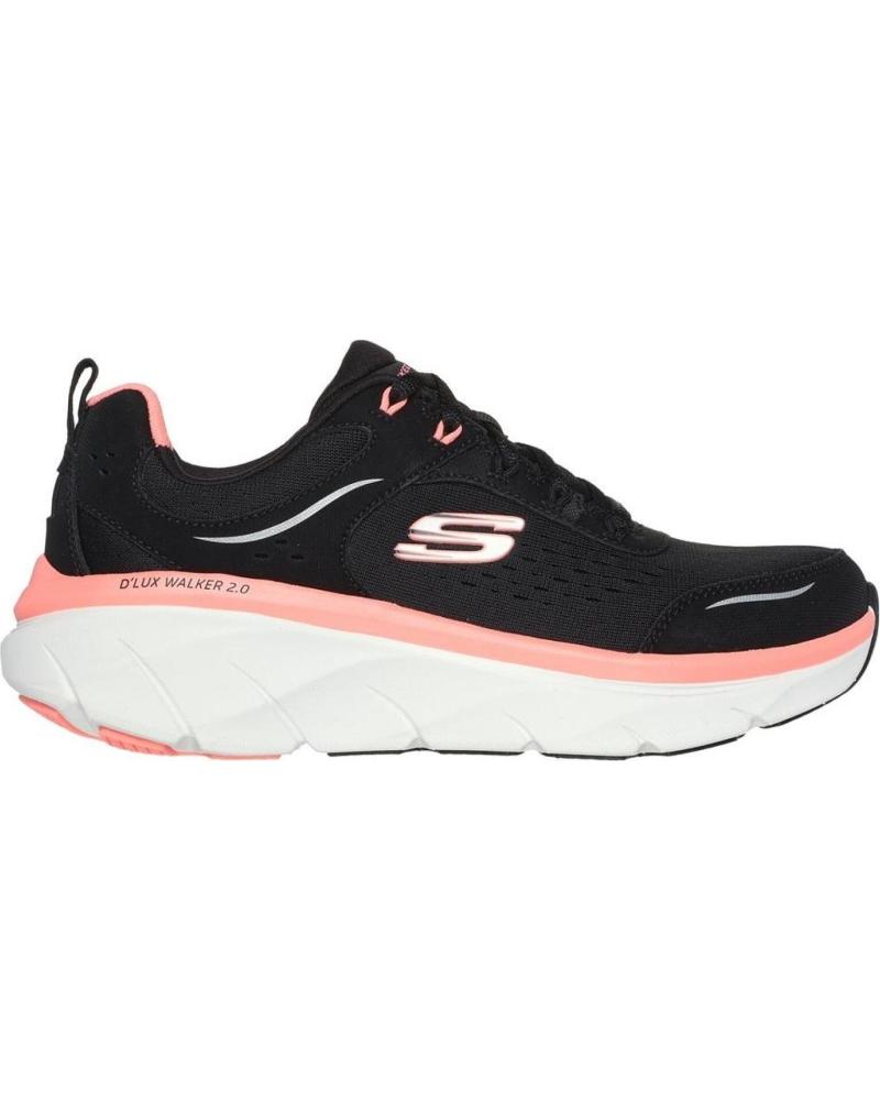 Zapatillas deporte de Mujer SKECHERS DLUX WALKER 2-0 DAI NEGRO