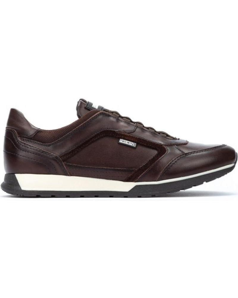 PIKOLINOS CAMBIL M5N-6247C1 ZAPATILLAS CASUAL DE PIEL COLOR OLMO MARRÓN MARRóN