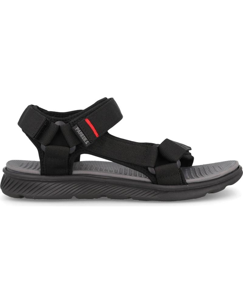 Sandalias de Hombre PAREDES SANDALIAS HOMBRE COMODIDAD CAMEROS NEGRO NEGRO NEGRO