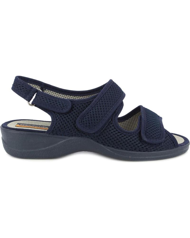SANDALIAS D`CUTILLAS LONA VELCRO MARINO AZUL MODELO 21739 AZUL