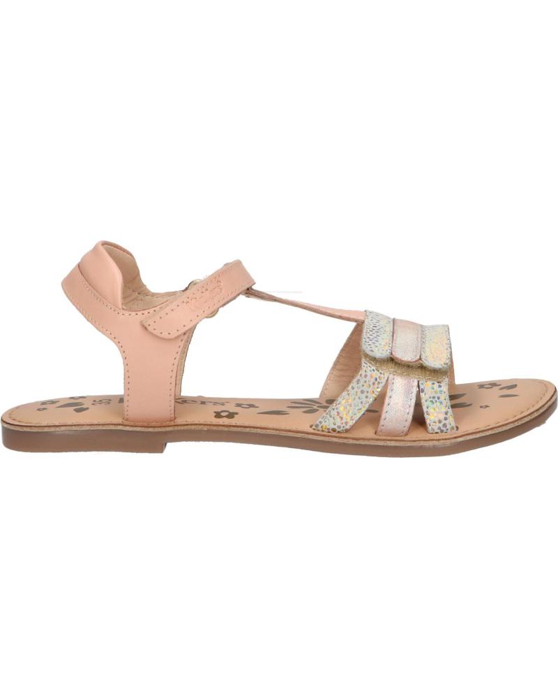 Sandalias de Niña KICKERS 895219-30 DIAMANTO 115 NUDE METALLISE