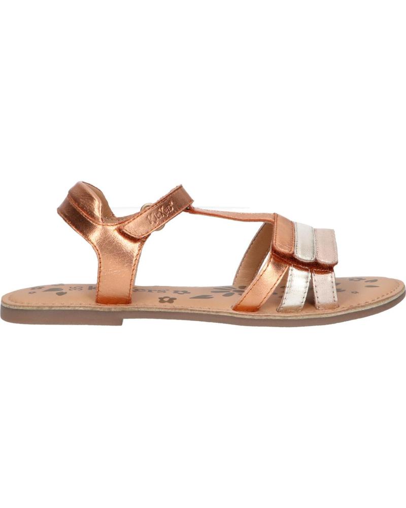 Sandalias de Niña KICKERS 927321-30 DIAMANTO 173 ORANGE CUIVRE