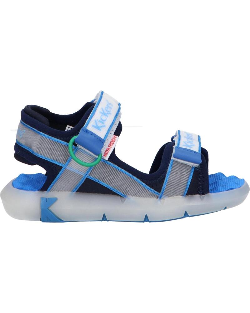 Sandalias de Niño KICKERS 960740-30 KICKJUNE 53 BLEU MARINE