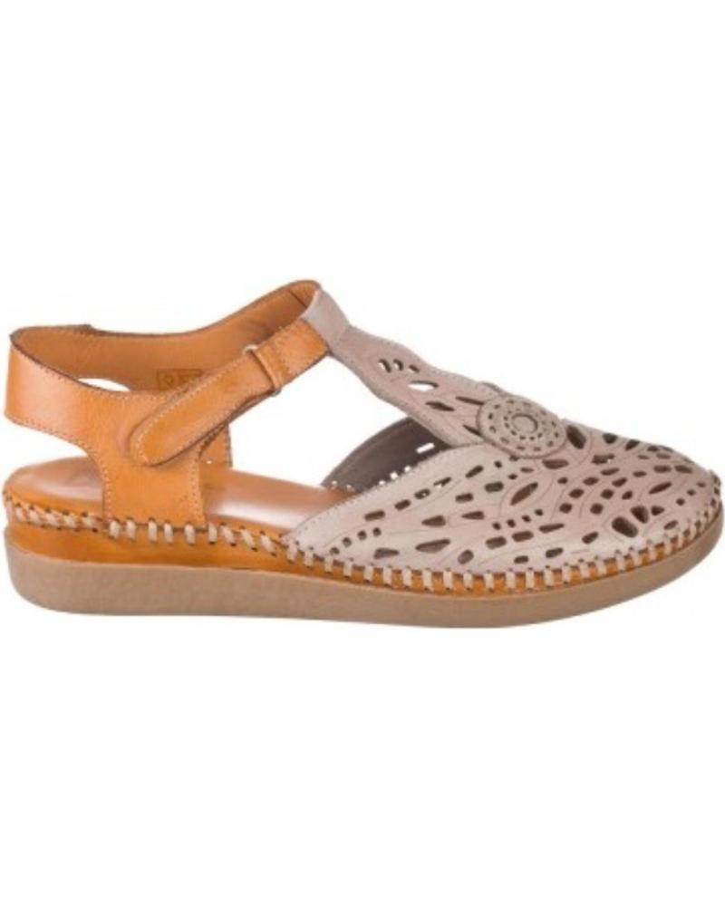 Sandálias de Mulher 48 HORAS SANDALIA CONFORT PARA MUJER 4102 COLOR TIERRA