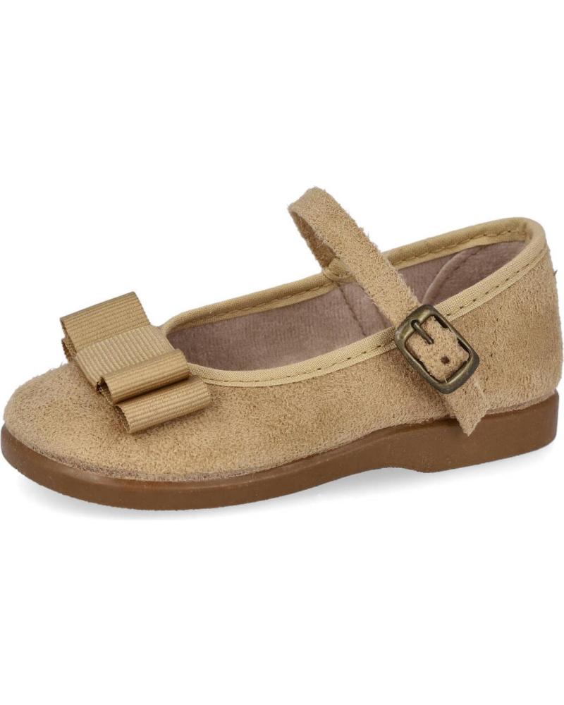 Sapatos de Menina ANDREA RUIZ 178 MERCEDITAS NIÑA BEIG