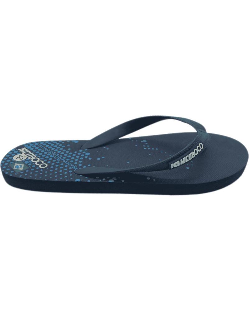 Chanclas de Mujer y Niño NICOBOCO CHANCLA AGUA NINO BRASIL AZUL