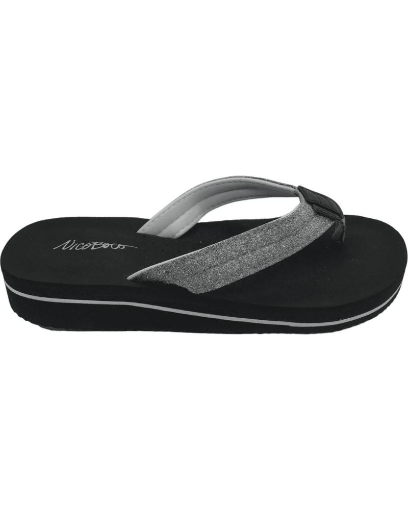Chanclas de Mujer NICOBOCO CHANCLA AGUA MUJER VOKE PLATA