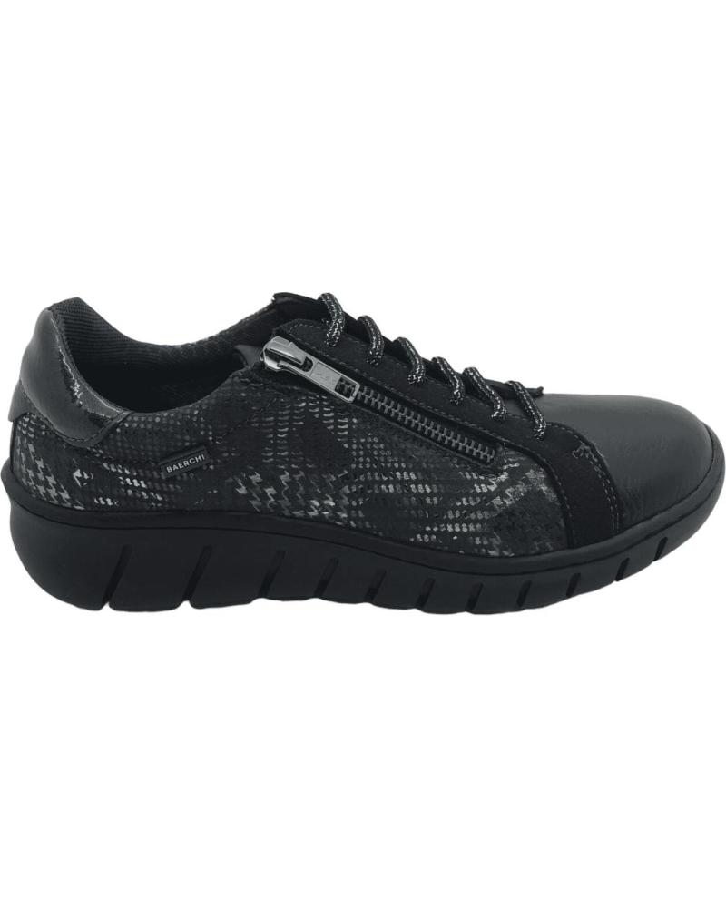 Deportivas de Mujer BAERCHI ZAPATO PIEL MUJER 60600 NEGRO