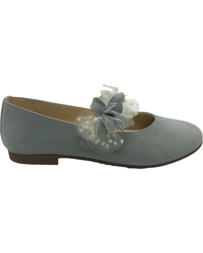 Sapatos de Menina ANDANINES ZAPATO COMUNION NINA 241558-4 AGUAMARINA