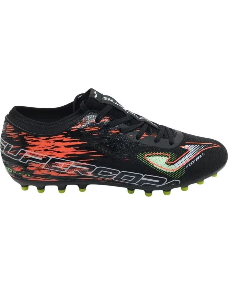 Joma Negro De Bota Futbol Cesped Artificial Supercopa 2301