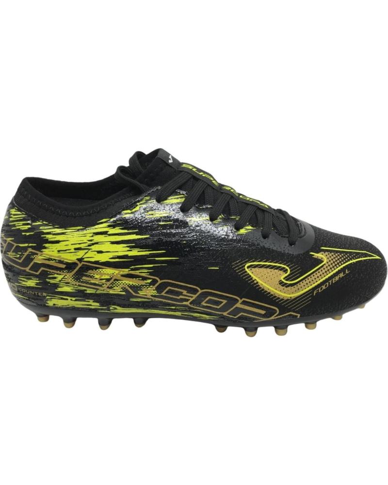 Deportivas de Niño JOMA BOTA FUTBOL CESPED ARTIFICIAL SUPERCOPA 2301 NEGRO