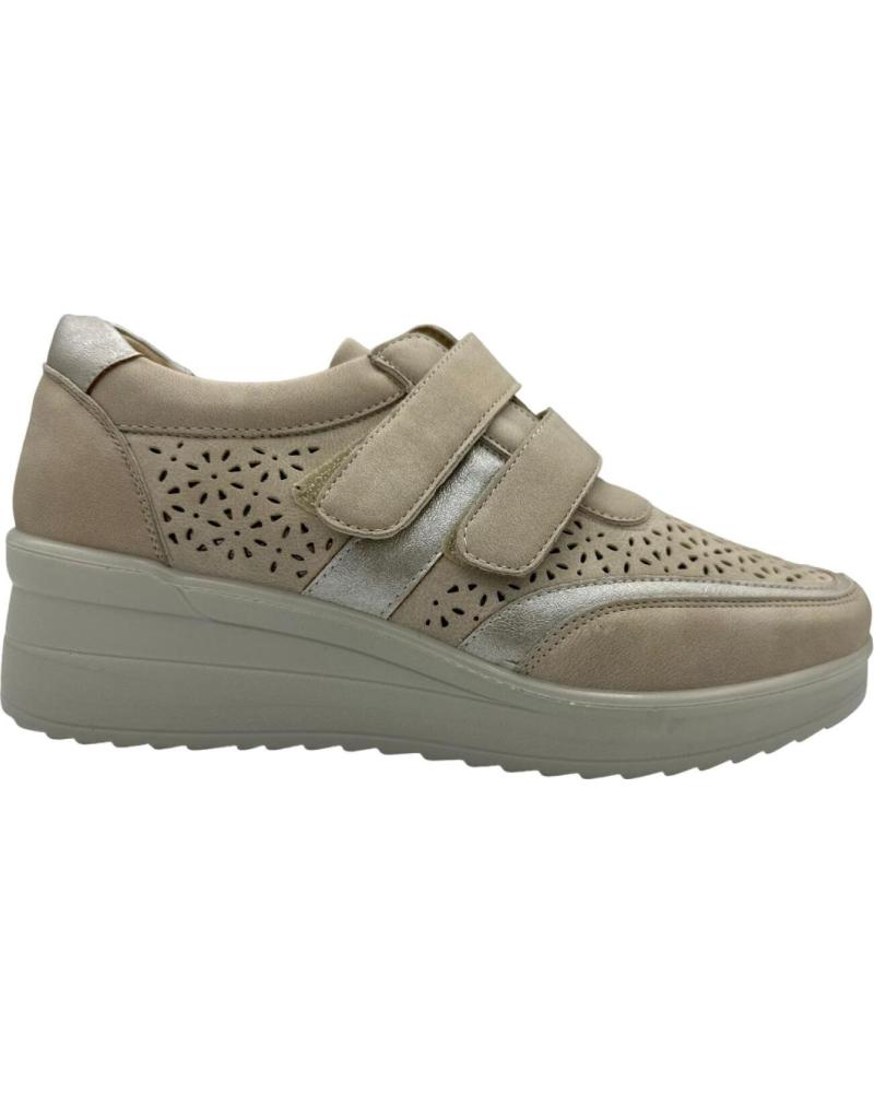 Deportivas de Mujer CALZADOMANIA ZAPATO VELCRO MUJER BEIGE