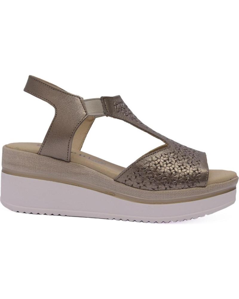 Sandalias de Mujer BAERCHI SANDALIA 80202 METALIZADO DORADO