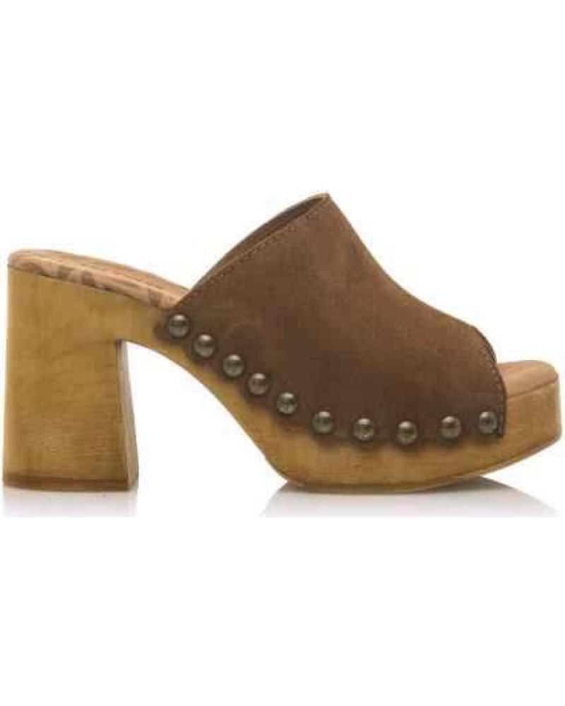 ZUECOS DE TACÓN MTNG 53672 C10889 SERRAJE AVELLANA SERRAJE AVELLANA