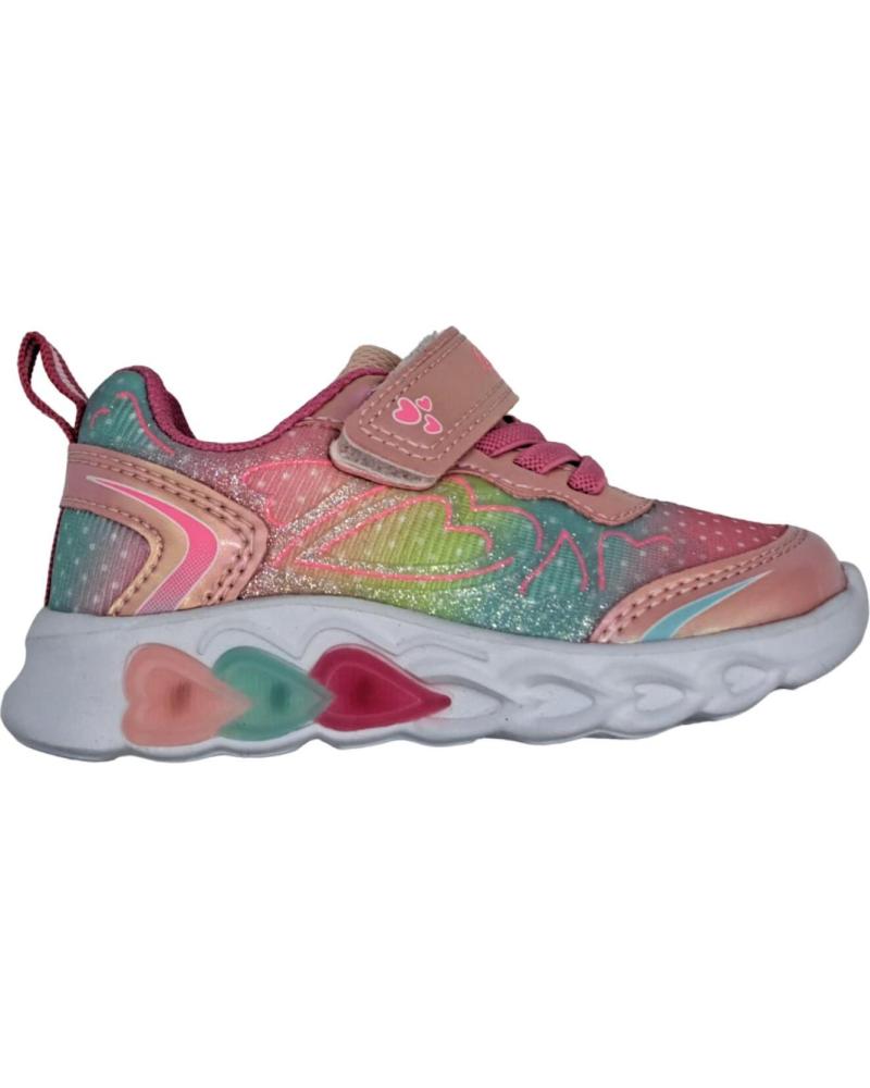 Deportivas de Niña BUBBLE BOBBLE DEPORTIVO LUCES NINA ROSA