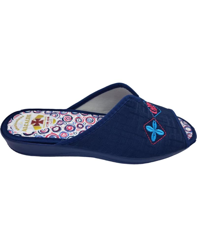 Pantufas de Mulher ALCALDE ZAPATILLA CASA MUJER MARINO
