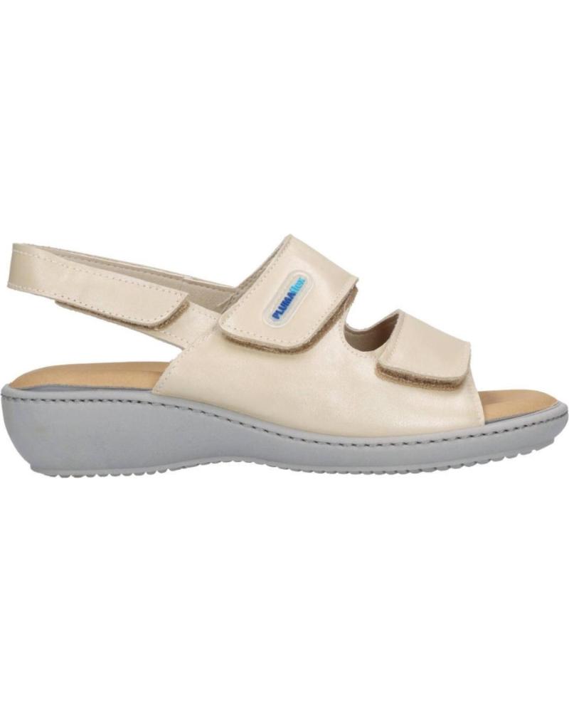 Sandálias de Mulher PLUMAFLEX SANDALIA CONFORT PLUMA FLEX PARA MUJER A14704 COLOR BEIG