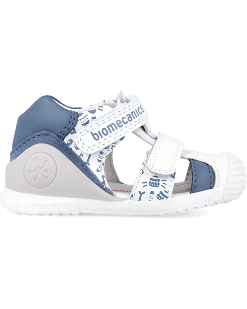 Bebé de Niño BIOMECANICS SANDALIAS PRIMEROS PASOS 242127 ESTAMPADO BLANCO