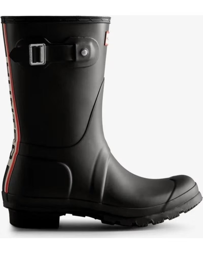 Hunter Botas Cortas Hunter Wellington Backstrap Negras para Mujer Negro