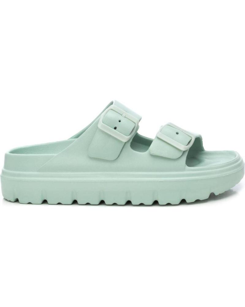 XTI SANDALIAS DE DOBLE HEBILLA CON PLATAFORMA AQUA AQUA