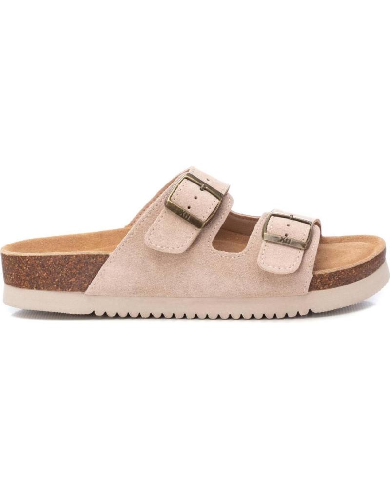 SANDALIAS XTI 142552 BEIGE CON HEBILLAS AJUSTABLES BEIGE