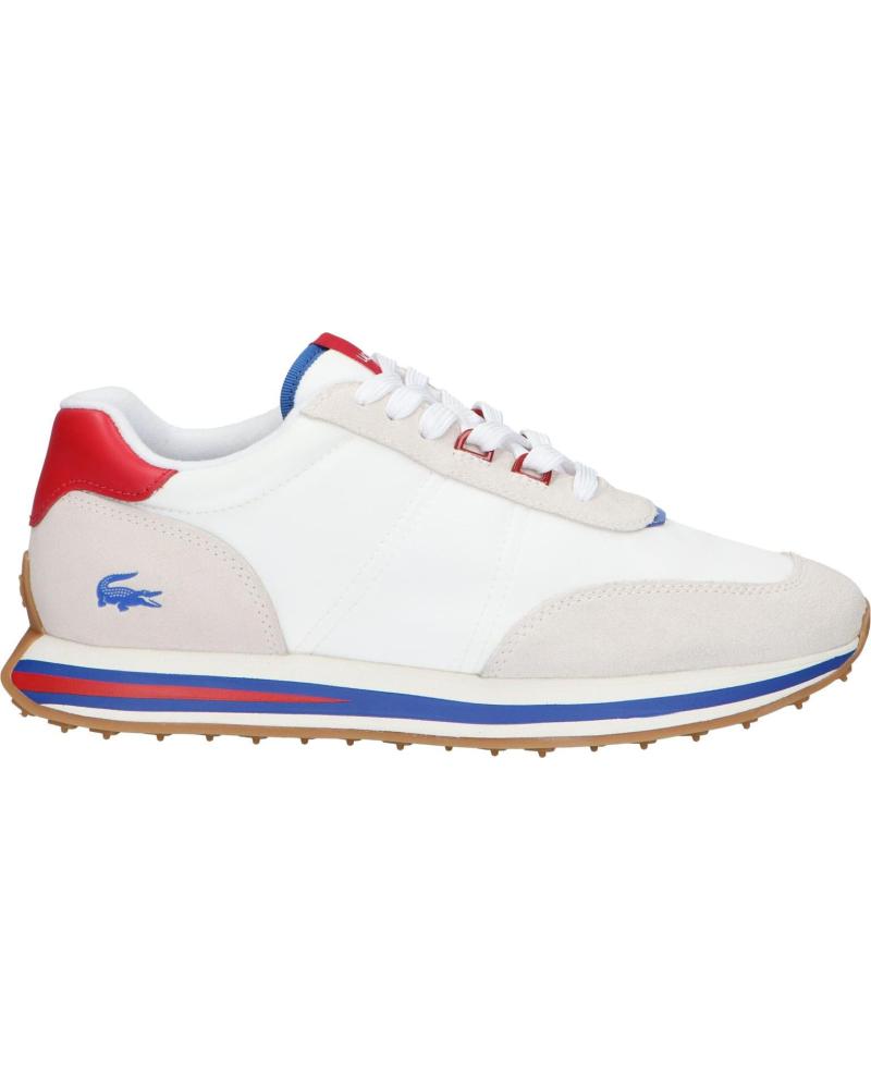 Zapatillas deporte de Hombre LACOSTE 47SMA0014 L-SPIN STRIPE SOLE 5T9 WHT-RED-BLU