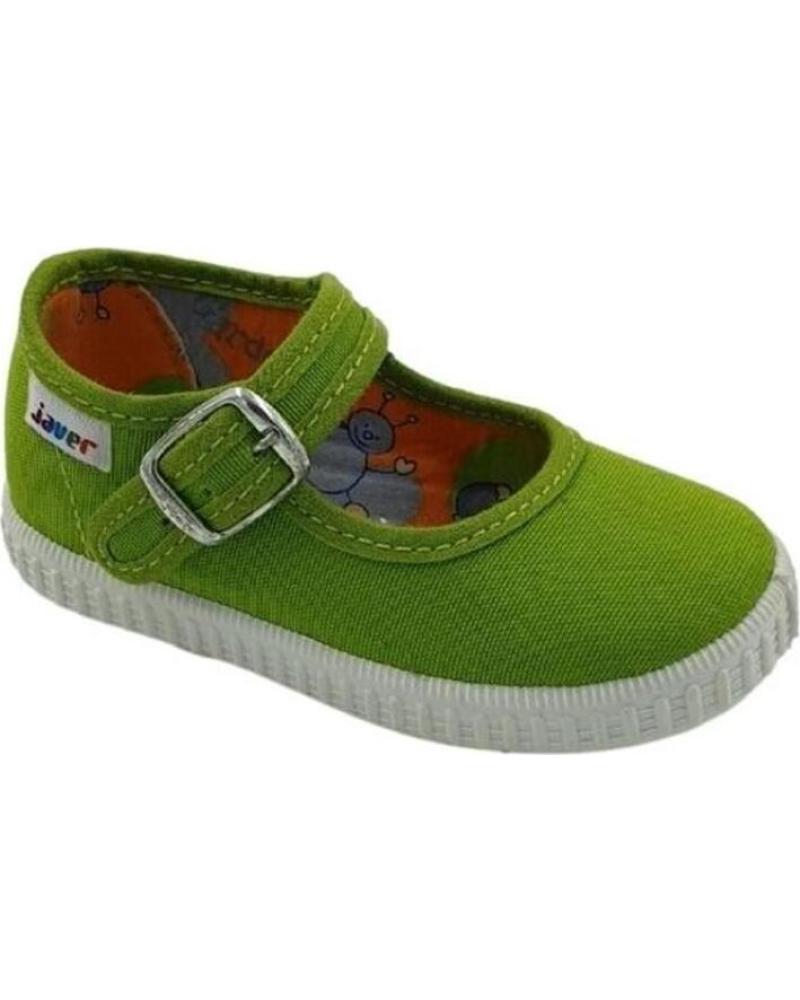 Sandalias de Niña JAVER MERCEDITAS TELA VARIOS 16482 VERDE