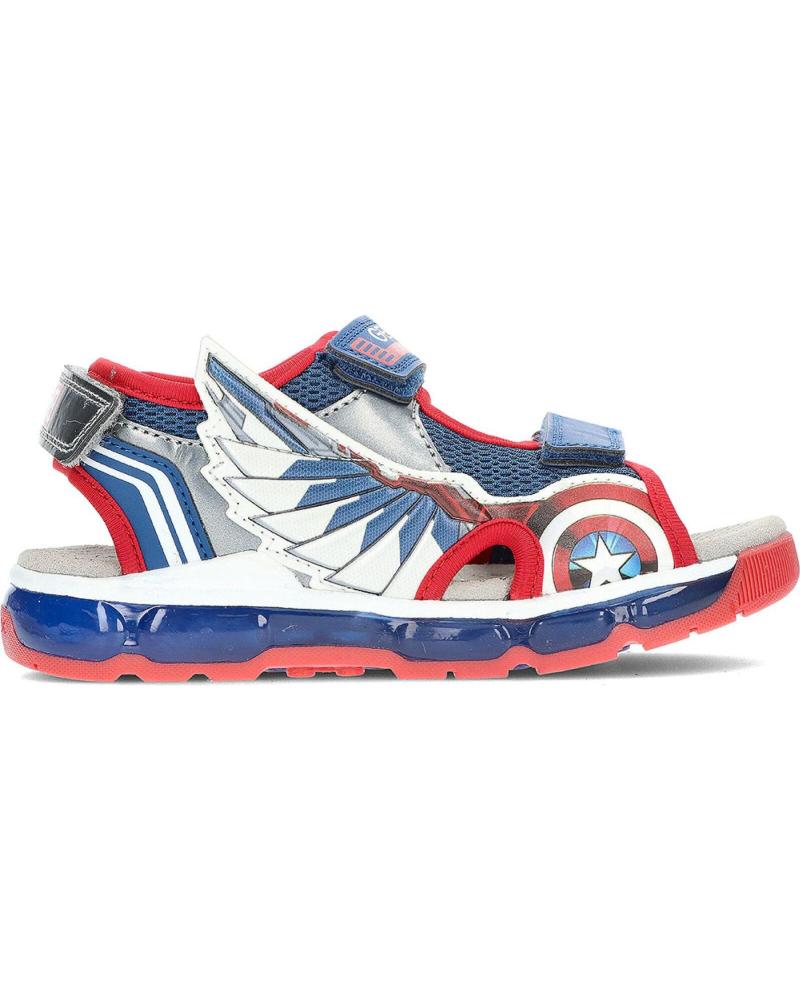 Sandalias de Niño GEOX SANDALIAS J450QA ANDROID CAPITAN AMERICA AZUL