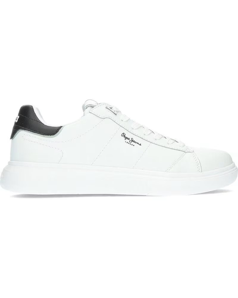 Zapatillas Deporte de Hombre Pepe Jeans Modelo PMS30981 Eaton Basic Blanco