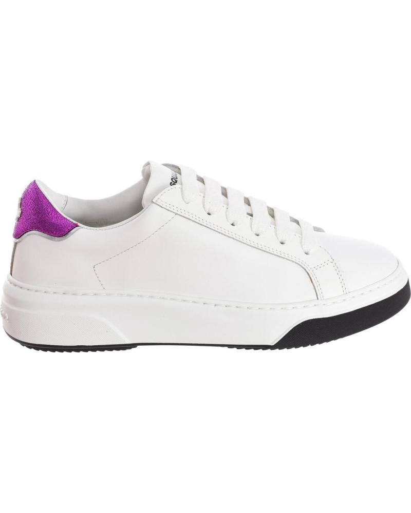 Zapatillas deporte de Mujer DSQUARED2 ZAPATILLAS DEPORTIVAS BUMPER SNW0146-01505909 MUJER BLANCO-ROSA