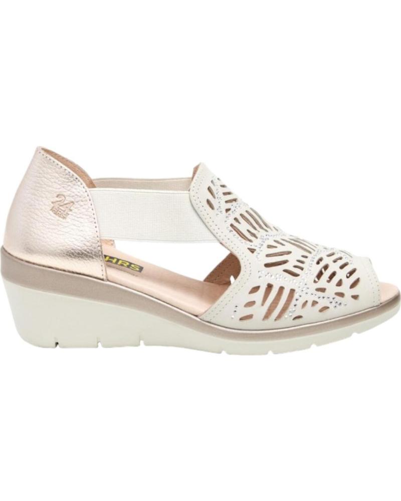 Sandalias de Mujer 24 HORAS SANDALIA CONFORT 24 HRS PARA MUJER 25960 COLOR CREMA