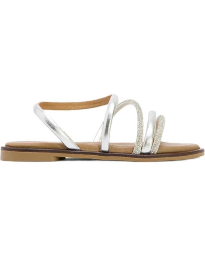 Sandalias de Mujer PORRONET 3010 SANDALIAS DE MUJER PIEL PLATA PLATA