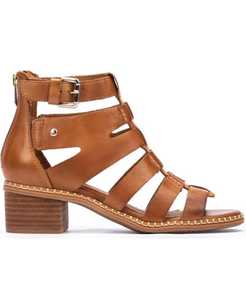 SANDALIA BLANES DE PIEL MARRóN